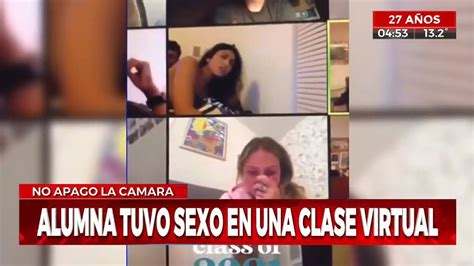 camara oculta teniendo relaciones|[Video] Alumna descubierta teniendo sexo en plena clase virtual .